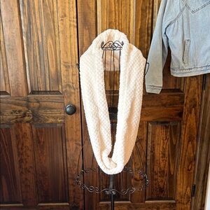 Calvin Klein Cream Infinity Scarf